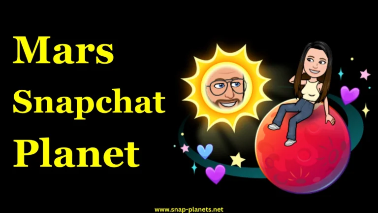 Mars Snapchat Planet