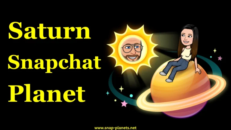 Saturn Snapchat Planet